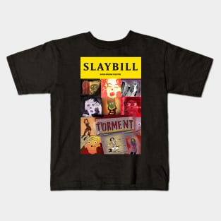 Broadway Zombie Torment Slaybill Kids T-Shirt